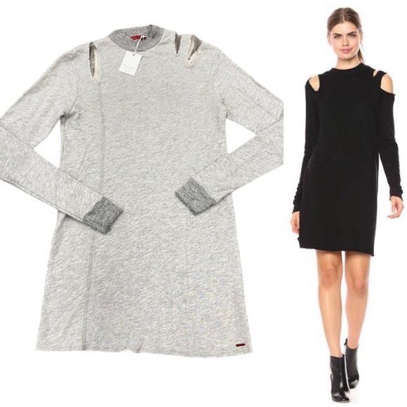 NWT N:Philanthropy Kyra Sweatshirt Dress, Grey - Picture 12 of 13